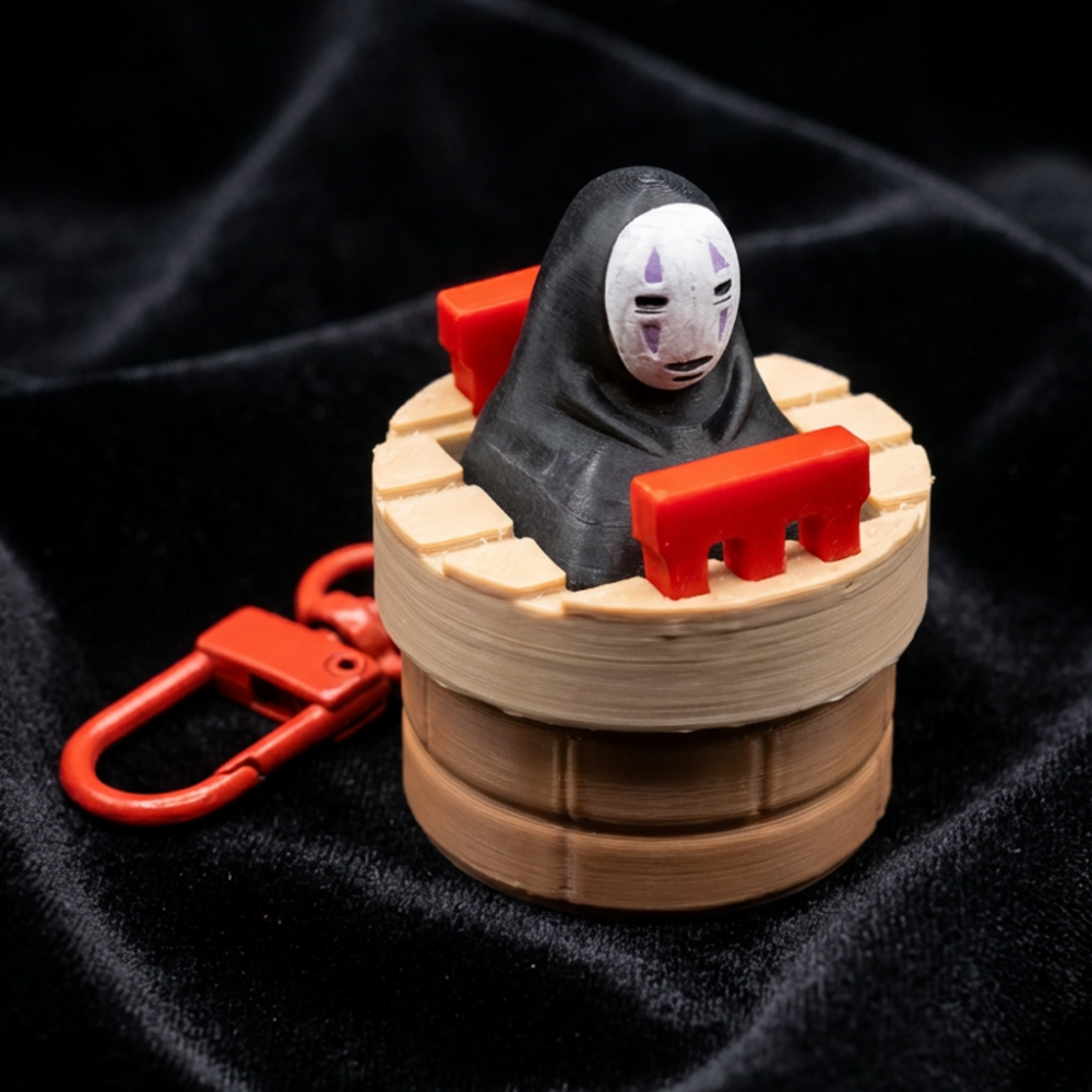 Tecla SIN CARA - Llavero fidget con base NFC