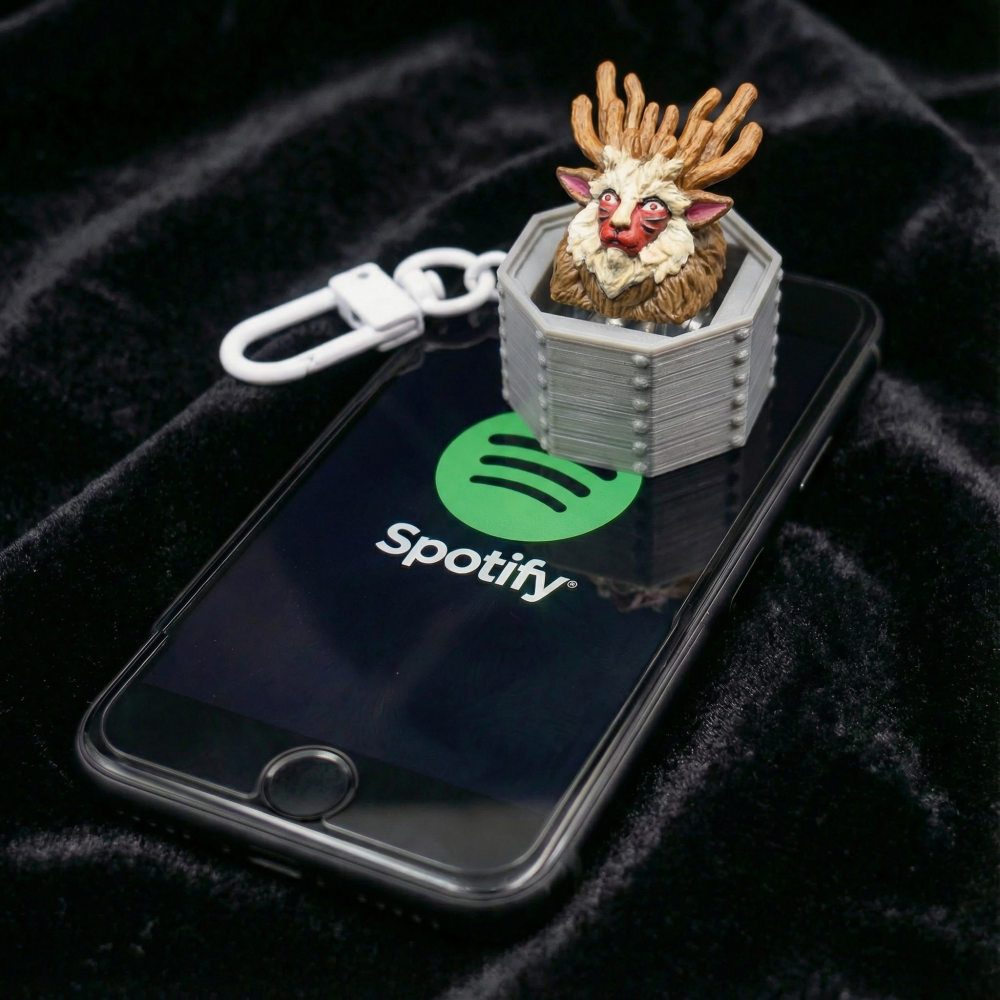 Tecla ESPÍRITU DEL BOSQUE - Llavero fidget con base NFC