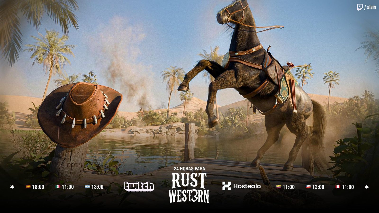 Rust West3rn — Horarios